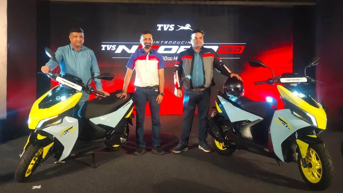 TVS NTORQ 150 | లాంచింగ్​.. ఫస్ట్​ హైపర్ స్పోర్ట్ స్కూటర్.. ప్రత్యేకతలు ఇవే..!