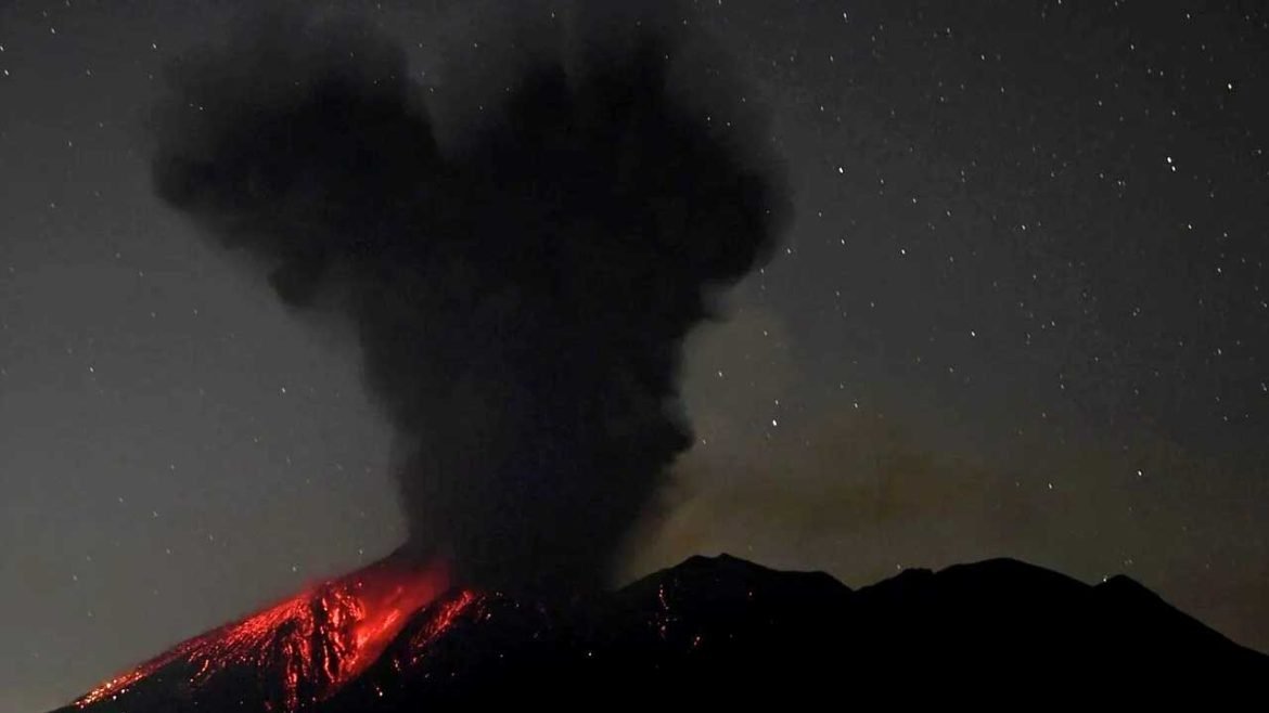 Japan Volcano Eruption
