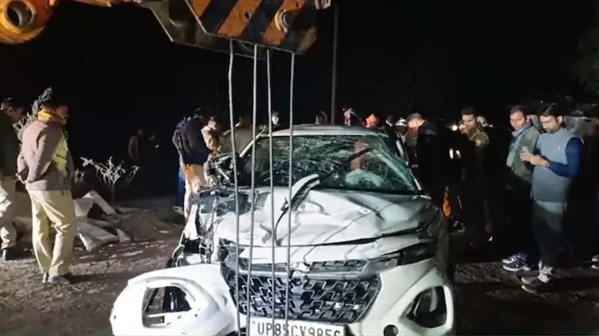 Mathura Car Canal Accident