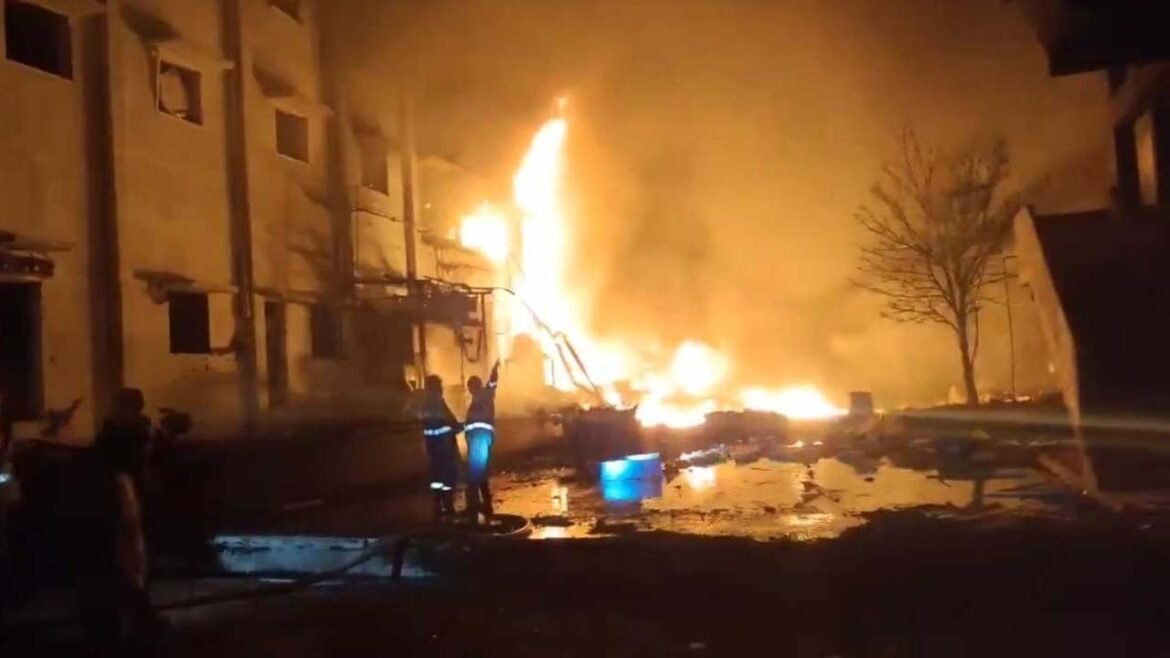 Pharma Company Reactor Blast